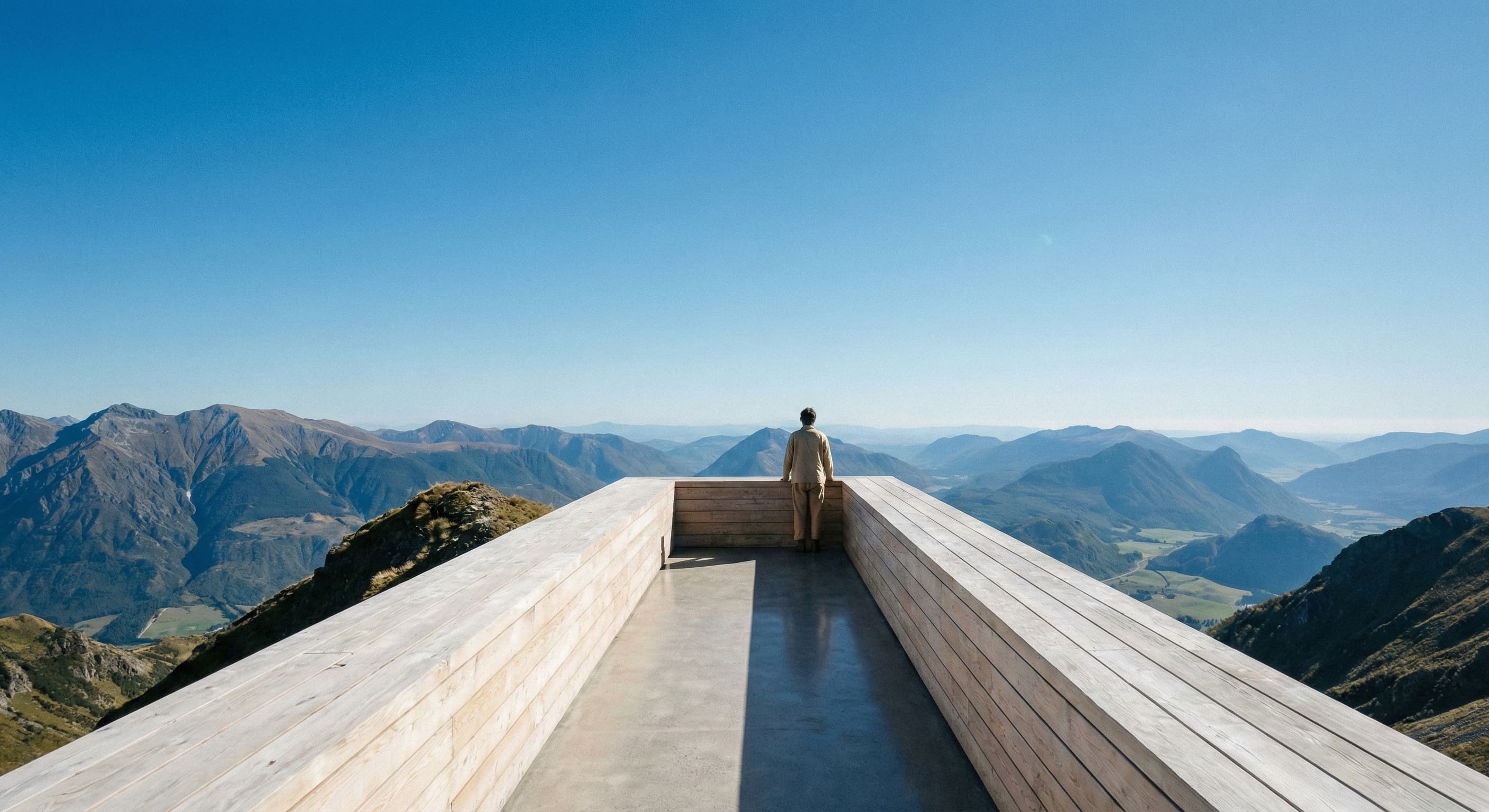 Clean bright sky representing pure air