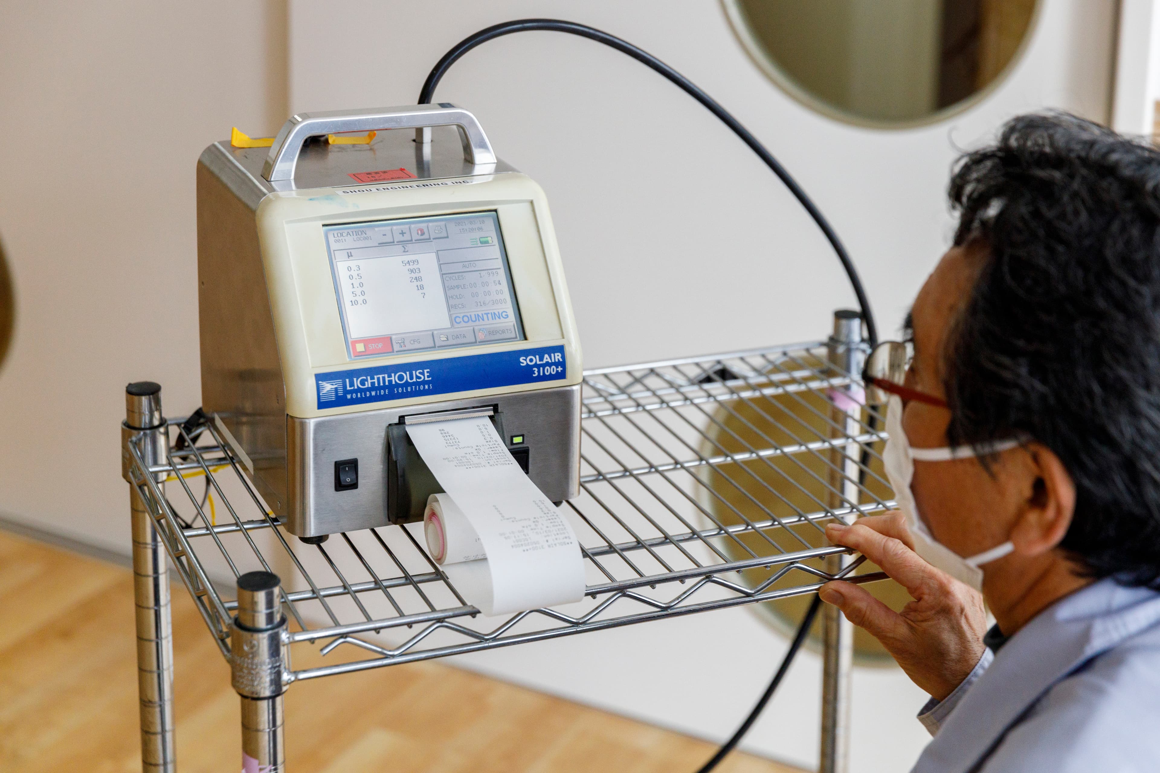 保育園の病児保育室にクリーンユニットを設置